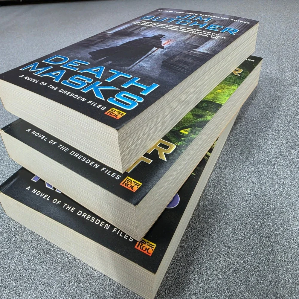 Jim Butcher The Dresden Files Boxed Set Books 4-6 Black Good Urban Fantasy Noir
